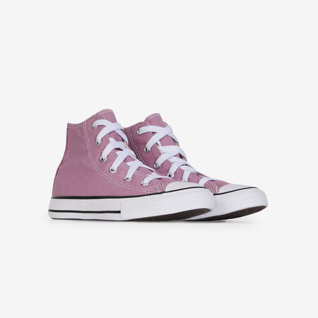 CONVERSE CHUCK TAYLOR ALL STAR HI ROSE/BLANC KIND