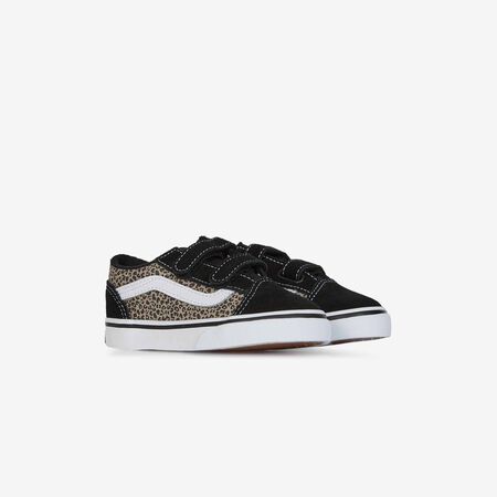 VANS old skool OLD SKOOL V NOIR/LEOPARD BABY