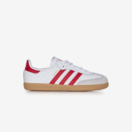 ADIDAS ORIGINALS samba SAMBA OG BLANC/ROUGE CADET