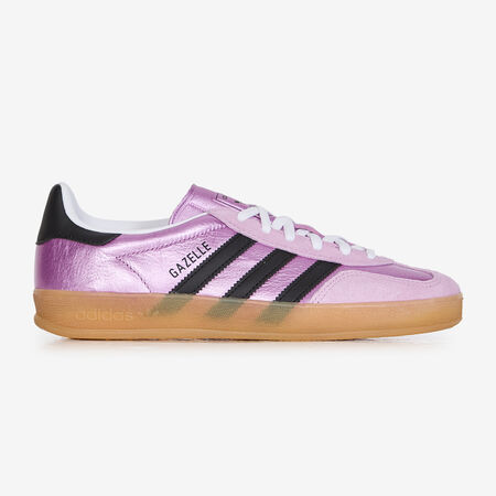 GAZELLE INDOOR METALLIC : ROSE/NOIR
