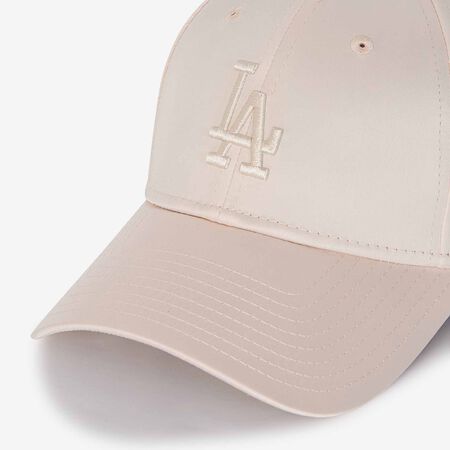 NEW ERA 9FORTY WOMEN LA SATIN LOGO BEIGE FEMME