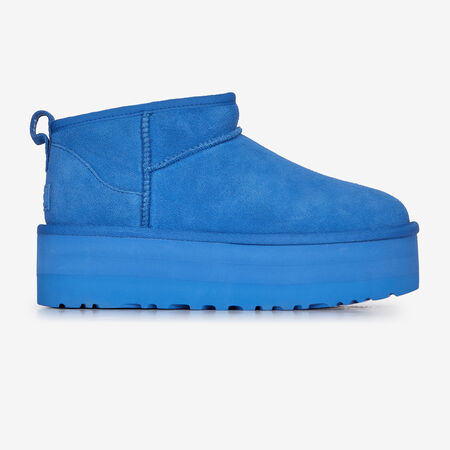 UGG classic mini CLASSIC ULTRA MINI PLATFORM BLEU FEMME