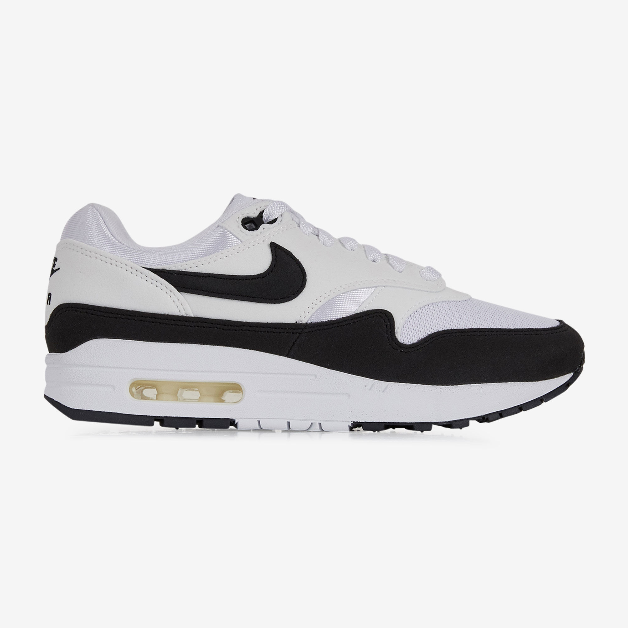 Nike air max 1 dames zwart wit hot sale
