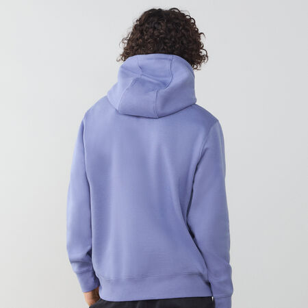 NIKE HOODIE CLUB SMALL LOGO BLEU/BLANC HEREN