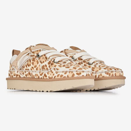 UGG Lowmel LO LOWMEL CHEETAH BEIGE/MARRON FEMME