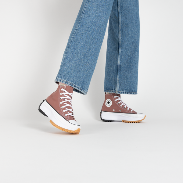 Converse run star best sale hike orange courir