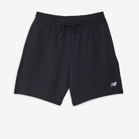 NEW BALANCE SHORT ESSENTIALS SMALL LOGO NOIR/BLANC HOMME
