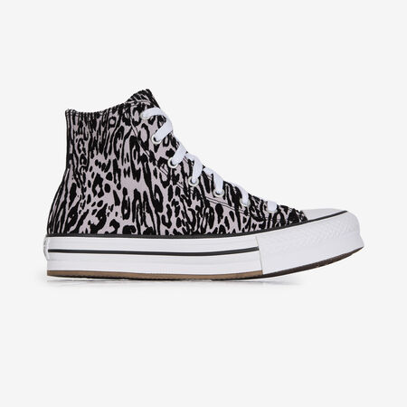 CONVERSE CHUCK TAYLOR ALL STAR LIFT HI LEO GRIS/NOIR JUNIOR