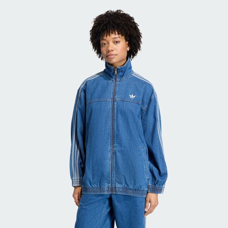 ADIDAS ORIGINALS JACKET FZ FIREBIRD DENIM BLEU DAMES