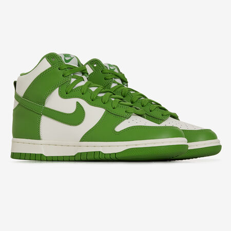 NIKE dunk DUNK HIGH CHLOROPHYL VERT/BEIGE FEMME