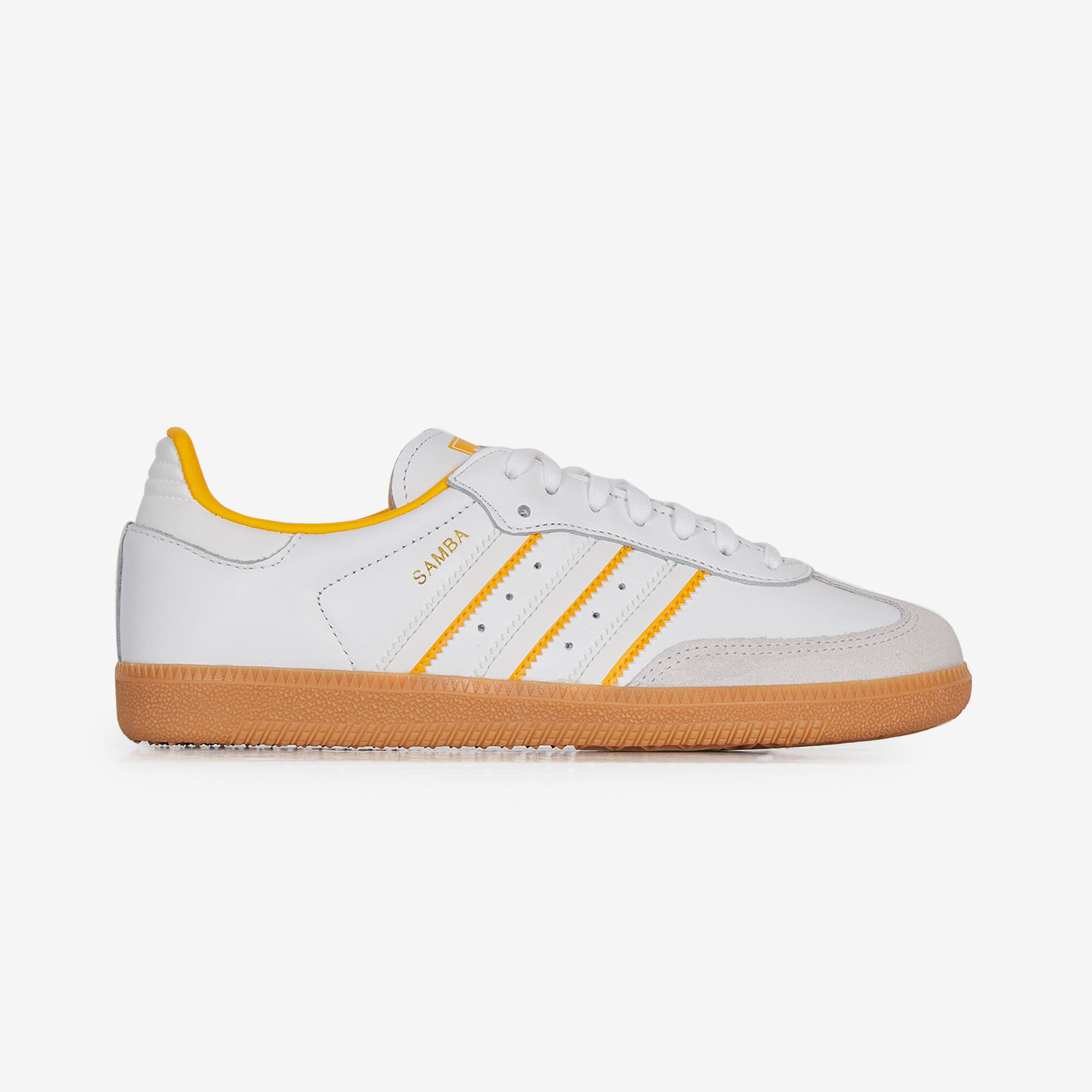 ADIDAS ORIGINALS SAMBA OG WIT GEEL SNEAKERS KINDEREN Courir.be