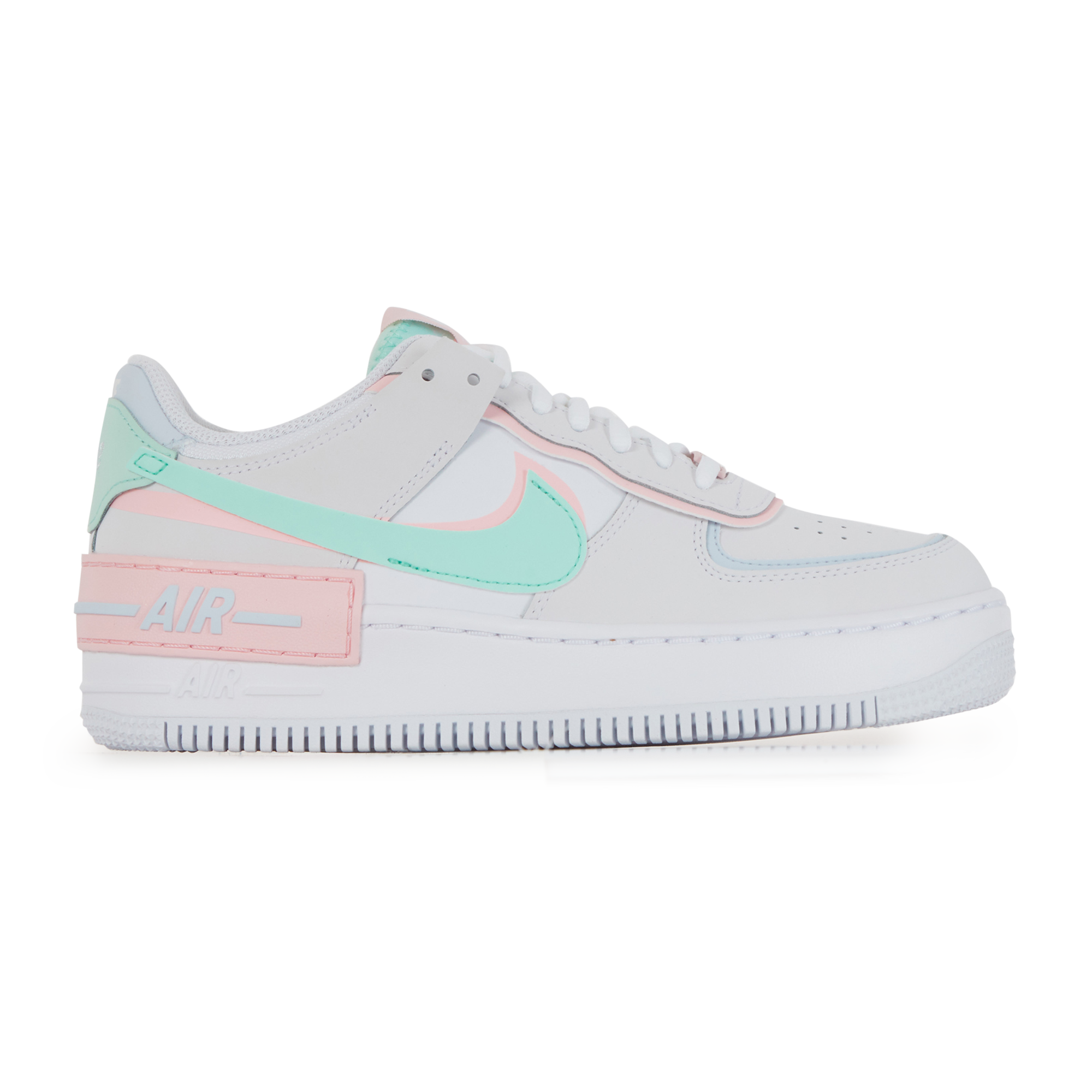 nike air force 1 wit met groen