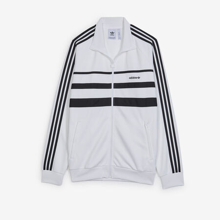 ADIDAS ORIGINALS JACKET FZ THE FIRST BLANC/NOIR HEREN