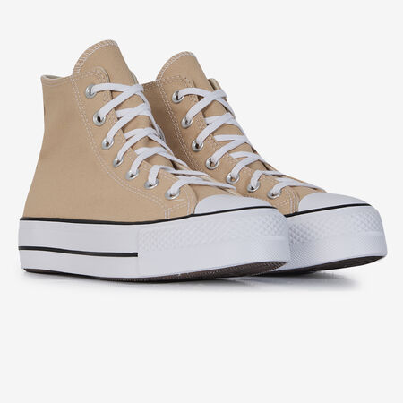 CONVERSE CHUCK TAYLOR ALL STAR LIFT HI BEIGE DAMES