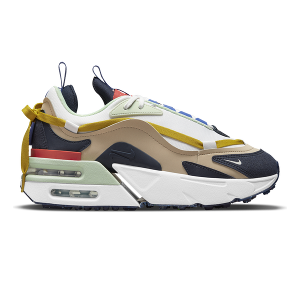 NIKE AIR MAX FURYOSA BLANC MARRON SNEAKERS FEMME Courir.be