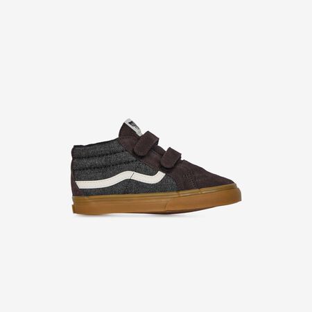 VANS SK8-MID V DENIM GRIS/BLANC BÉBÉ