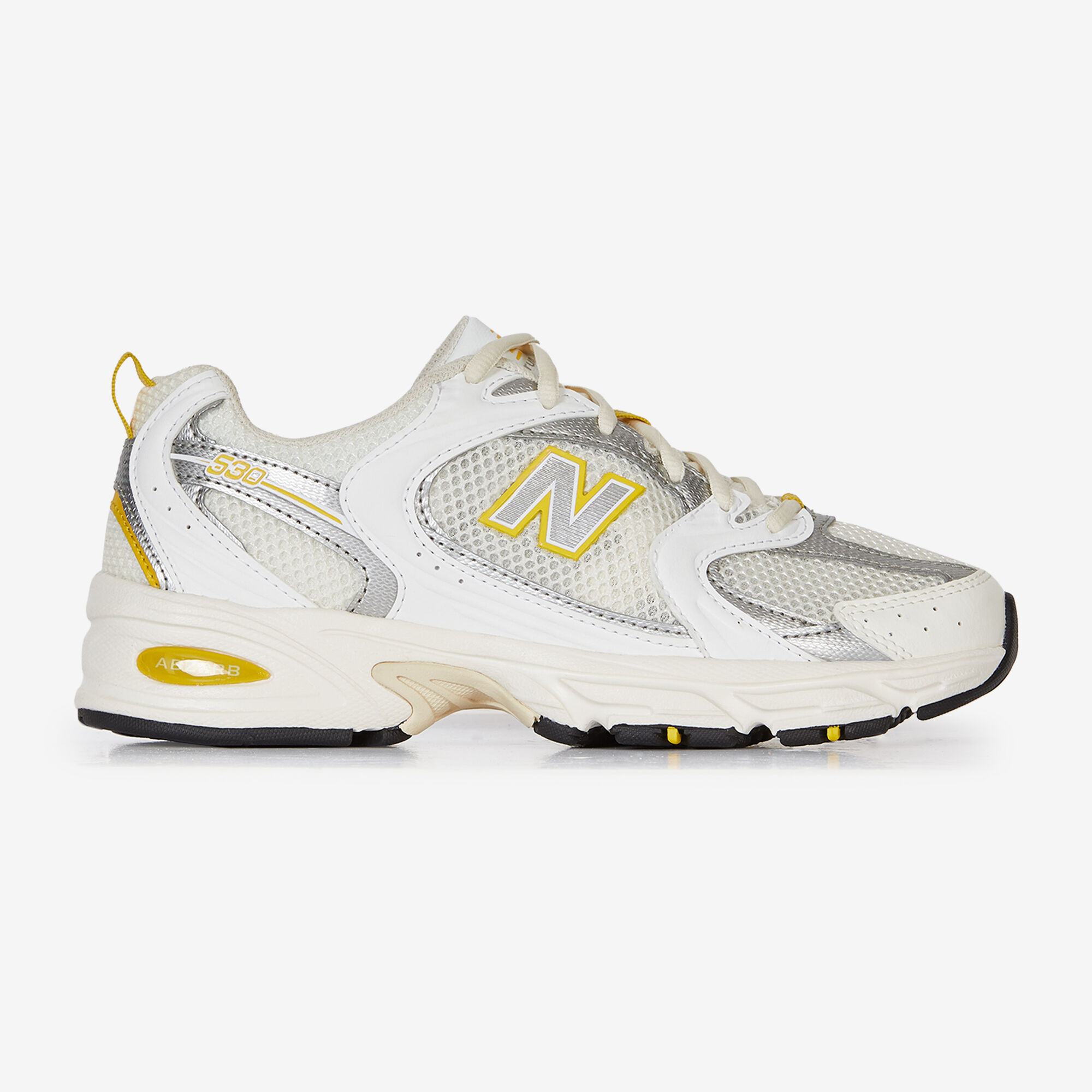 NEW BALANCE 530 WIT GEEL SNEAKERS DAMES Courir.be