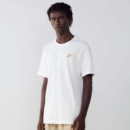 NIKE TEE SHIRT CLUB BLANC/OR HOMME