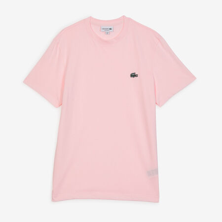 LACOSTE TEE SHIRT CLASSIC SMALL LOGO SL ROSE HOMME