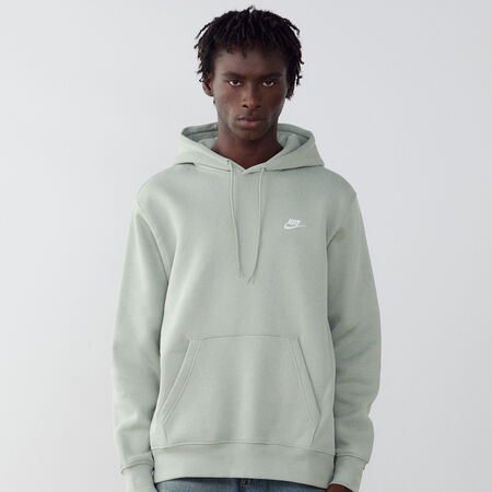 HOODIE CLUB SMALL LOGO : VERT/BLANC
