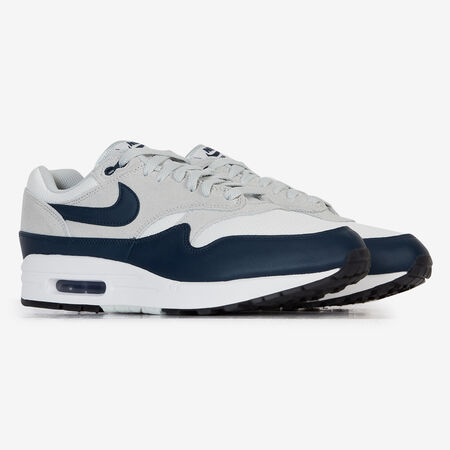 NIKE air max AIR MAX 1 BLANC/MARINE HOMME