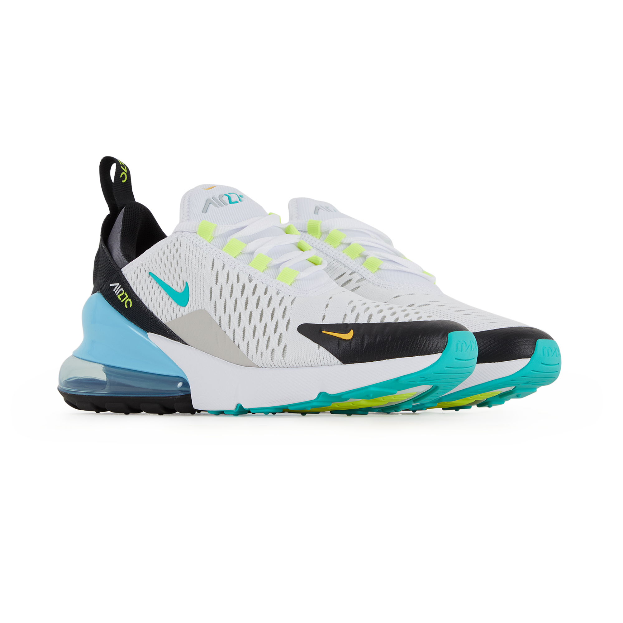 NIKE AIR MAX 270 BLANC/BLEU/JAUNE | Courir.be