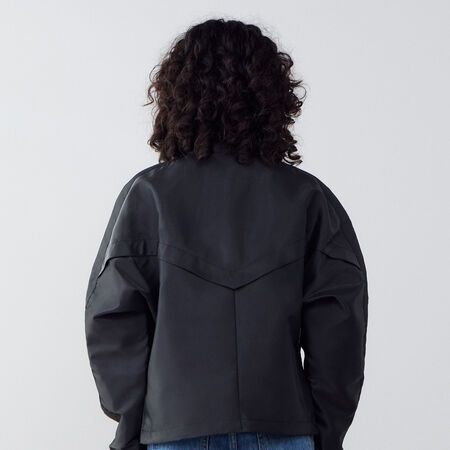 NIKE JACKET TRACKSUIT SHINE NOIR FEMME