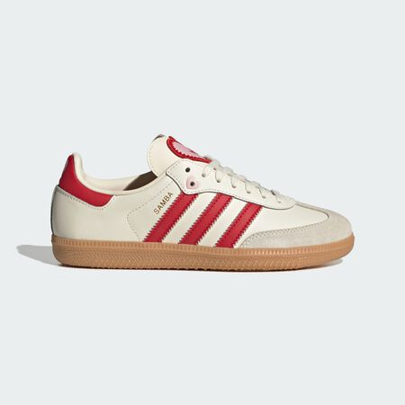 ADIDAS ORIGINALS samba SAMBA OG VALENTINE BEIGE/ROUGE JUNIOR