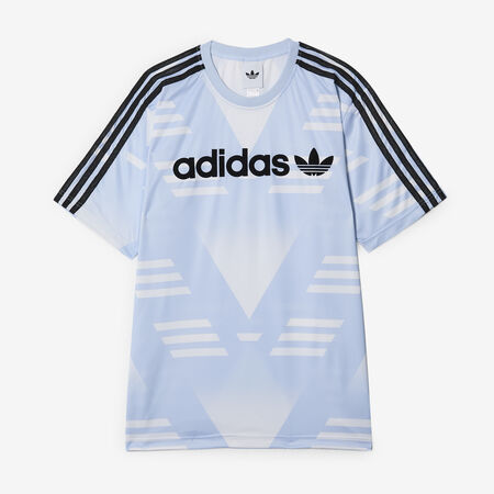 ADIDAS ORIGINALS JERSEY SPONSORED BLANC/BLEU HEREN