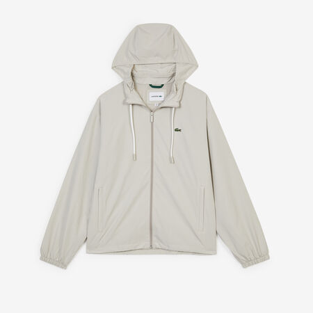 LACOSTE JACKET TRACKSUIT SIDE LOGO BEIGE HOMME