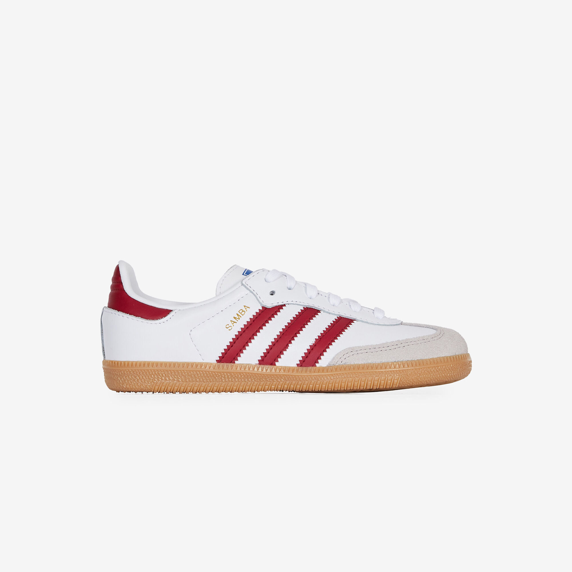 ADIDAS ORIGINALS SAMBA OG BLANC ROUGE SNEAKERS KINDEREN Courir.be