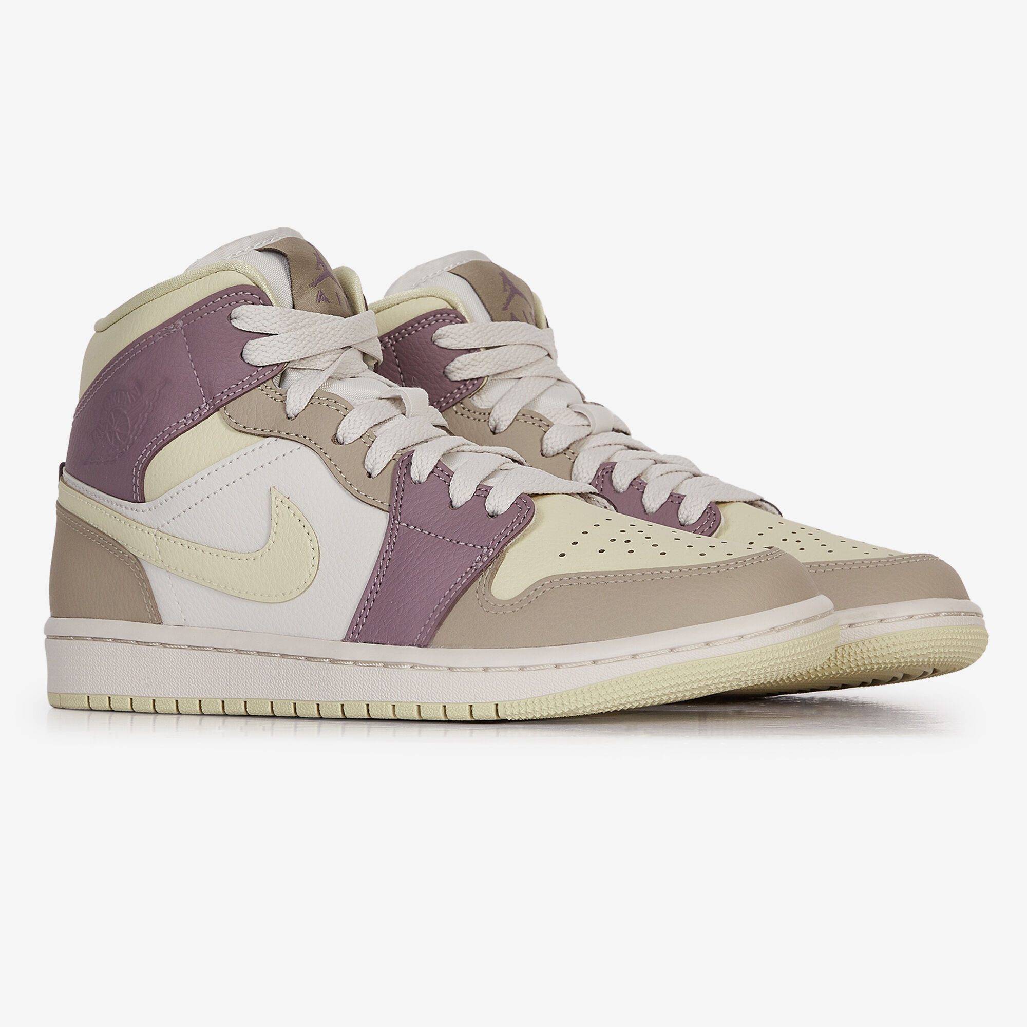 Air jordan 1 mid jaune femme 2025