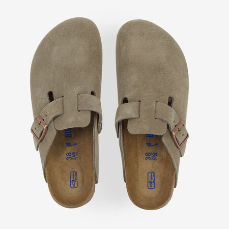 BIRKENSTOCK boston BOSTON SUEDE TAUPE TAUPE DAMES