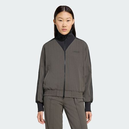ADIDAS ORIGINALS JACKET FZ TAILORED GRIS/NOIR FEMME