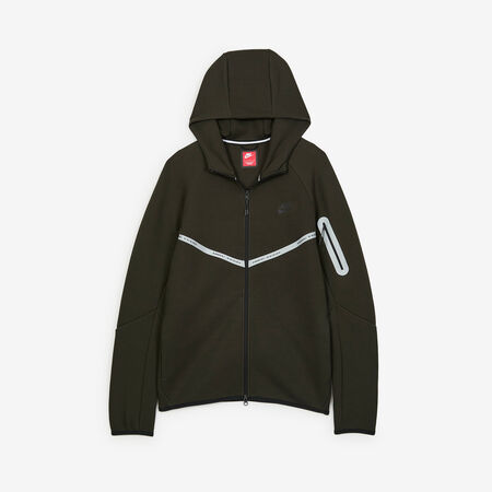 NIKE JACKET TECH FLEECE FZ REFLECTIVE VERT HEREN