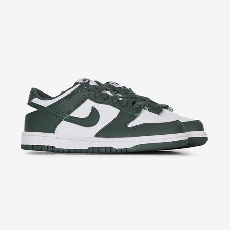 NIKE dunk DUNK LOW VERT/BLANC JUNIOR