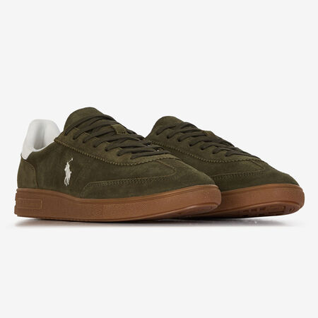 POLO RALPH LAUREN BEDFORD SUEDE KAKI HOMME