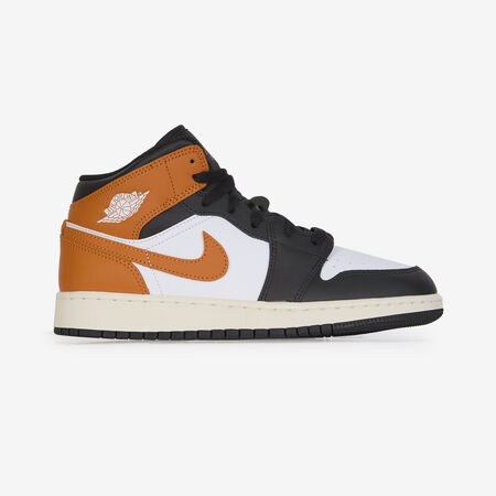 JORDAN AIR JORDAN 1 MID ORANGE/NOIR JUNIOR