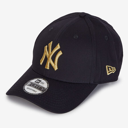 NEW ERA 9FORTY NY METALLIC LOGO NOIR/OR HOMME