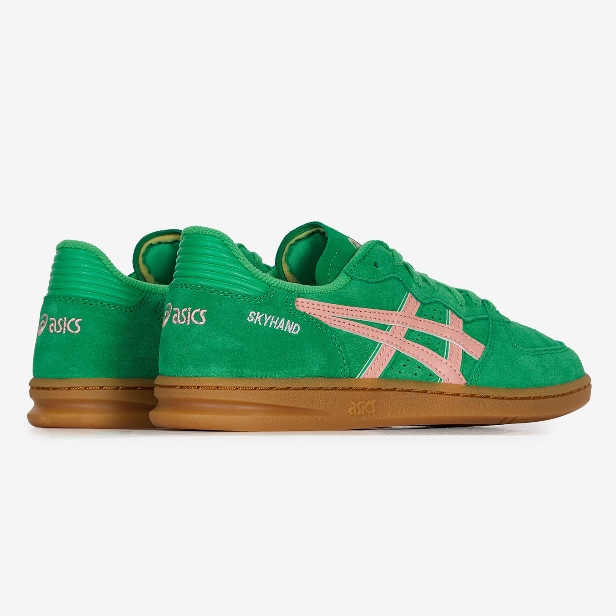ASICS SKY HAND GROEN ROZE SNEAKERS DAMES Courir.be
