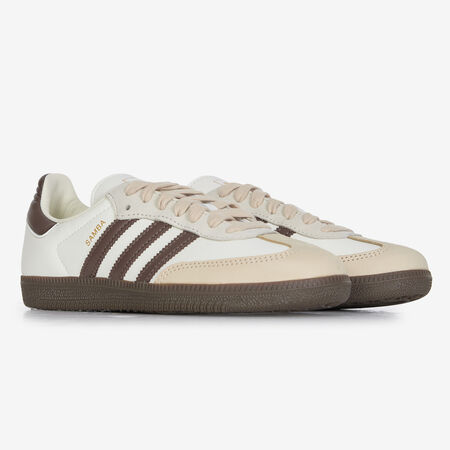 ADIDAS ORIGINALS samba SAMBA OG BEIGE/MARRON DAMES