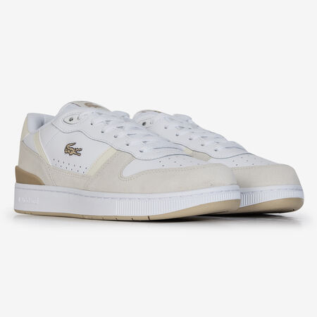 LACOSTE T-CLIP SET BLANC/BEIGE HEREN