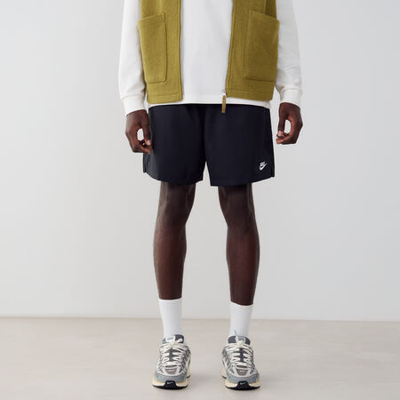 NIKE SHORT CLUB WOVEN FLOW NOIR HOMME