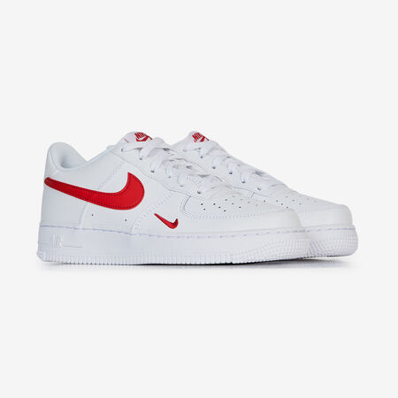 NIKE air force 1 AIR FORCE 1 LOW MINI SWOOSH BLANC/ROUGE JUNIOR