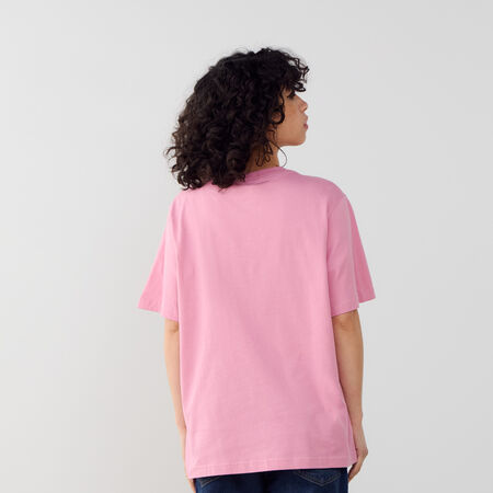 NIKE TEE SHIRT OVERSIZE PHOENIX ESSENTIAL ROSE/BLANC FEMME