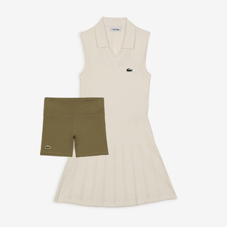 LACOSTE DRESS TENNIS ECRU DAMES