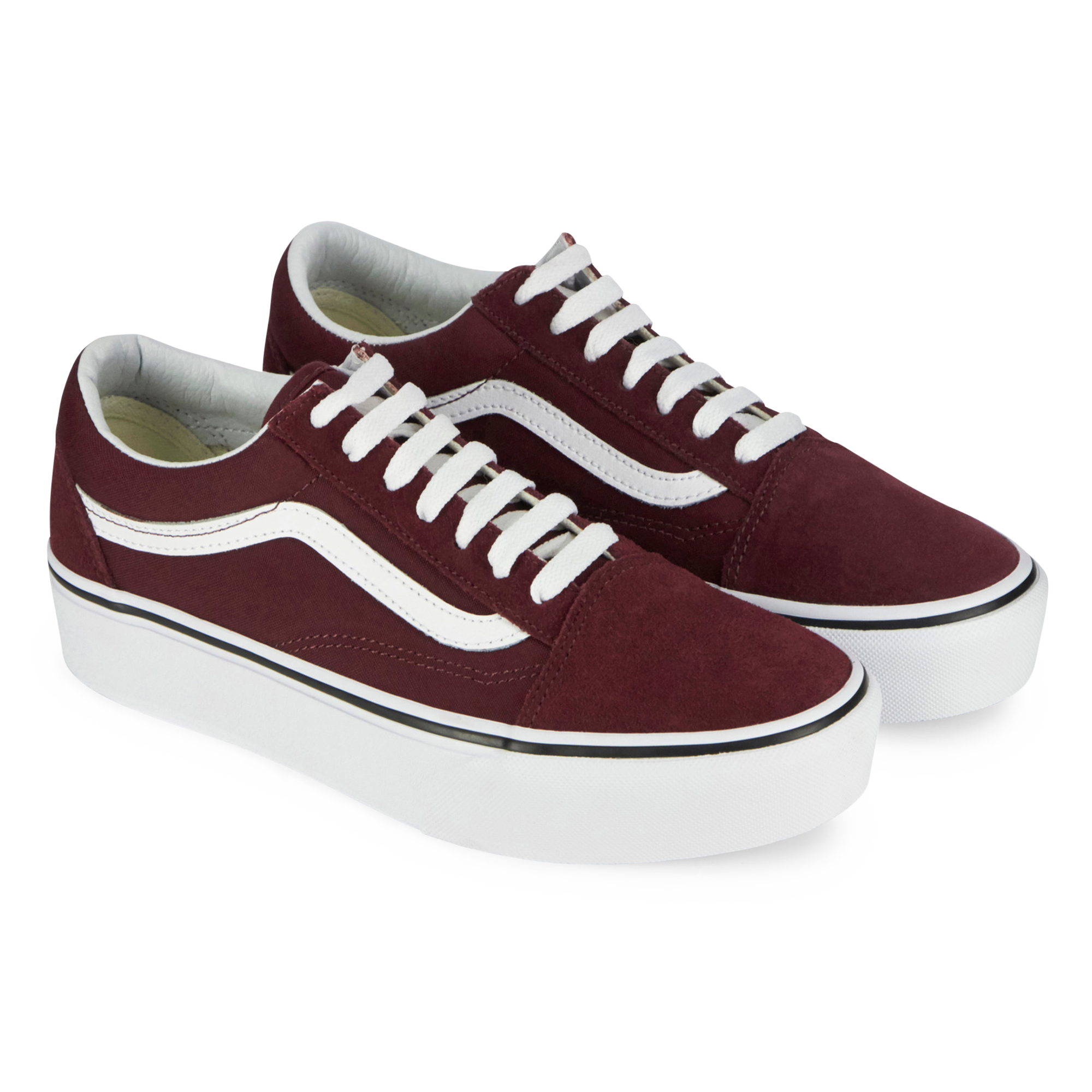 Vans old skool rouge courir on sale