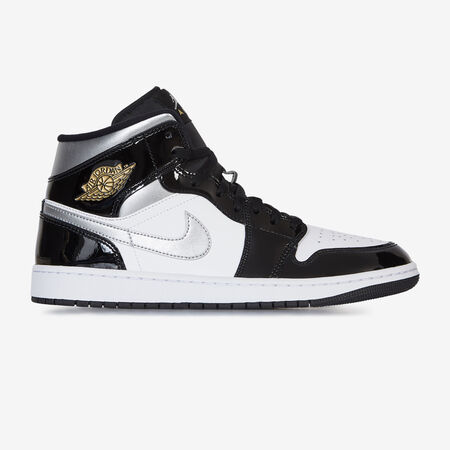 JORDAN air jordan 1 JORDAN 1 MID BLANC/NOIR HOMME