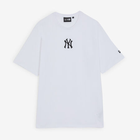 TEE SHIRT NY LOGO : BLANC/NOIR