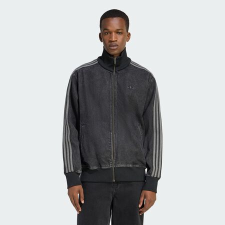 ADIDAS ORIGINALS JACKET FZ FIREBIRD DENIM NOIR HEREN